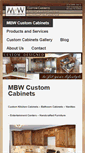 Mobile Screenshot of mbwcustomcabinets.com